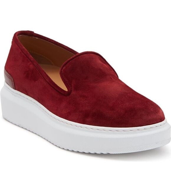 Aquatalia lanie slip on leather and lining, cushioned comfy sneaker size 8 - Picture 3 of 11